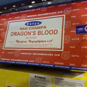 Incienso Satya Nag Champa - Dragon's Blood 12 x 15g