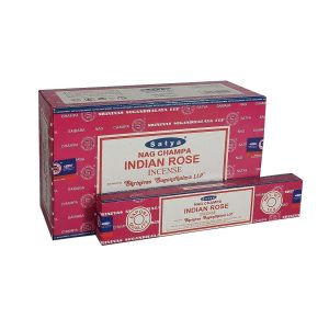 Incienso Satya Nag Champa Indian Rose 12 x 15g