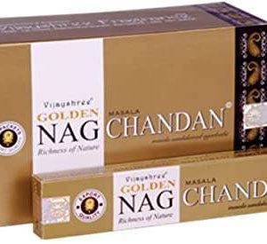 Golden Nag Chandan (Sándalo) 12x15g