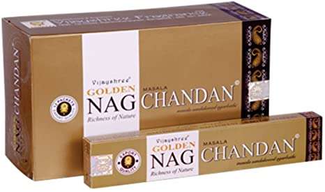 Golden Nag Chandan (Sándalo) 12x15g