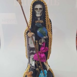 Santa Muerte 20cm de México (negra)