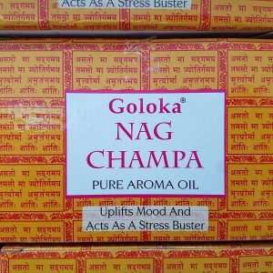 Goloka Nag Champa Oil 12 x 10ml