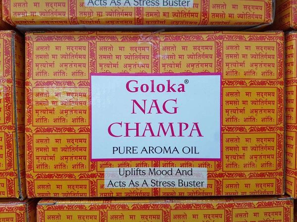 Goloka Nag Champa Oil 12 x 10ml