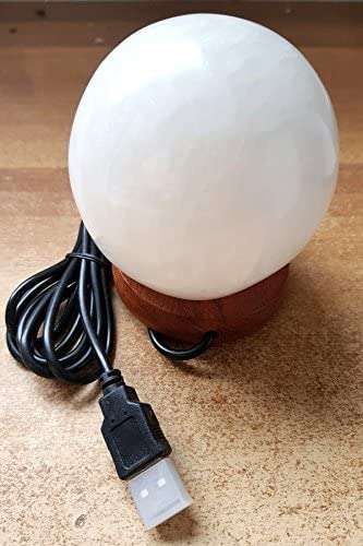 Lámpara Led Selenita 12 cm Esfera