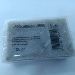 Jabón Artesano de Arcilla Verde 100g
