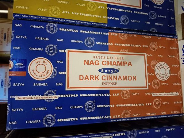 Satya Nag Champa Dark Cinnamon 12 x 15g
