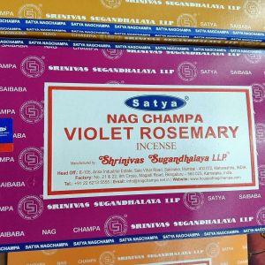Satya Nag Champa - Violet Rosemary 12 x 15g