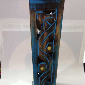 Quemador Incienso Madera azul 8x31 cm