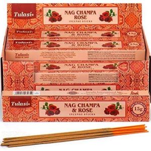 Tulasi Nag Champa Rose 6 x 20 sticks