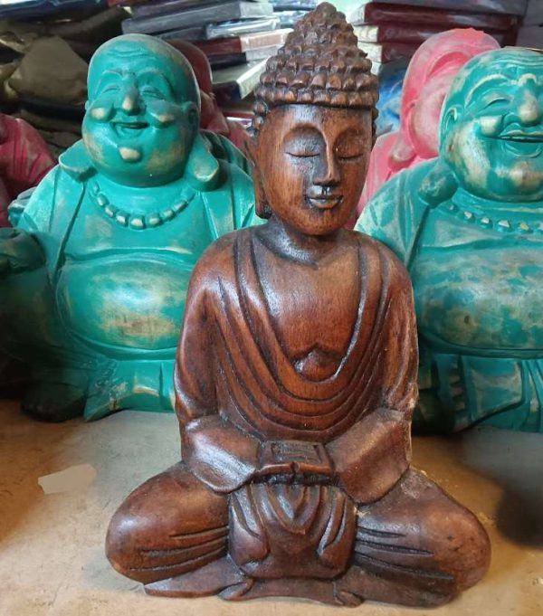 Artesanía Buddha madera