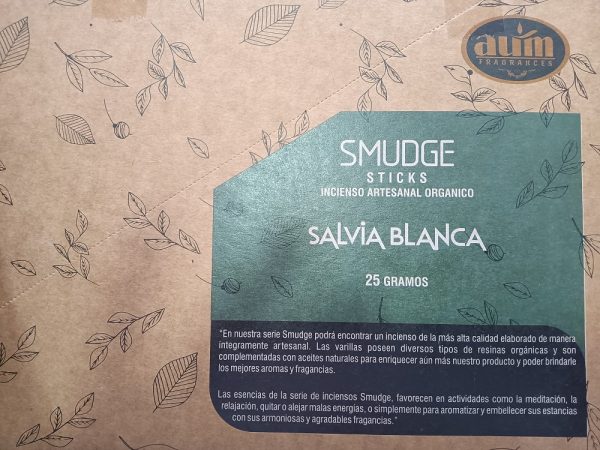 AUM Fragances SALVIA BLANCA 12x25g 100% Natural